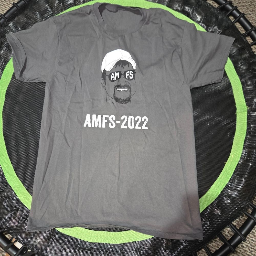Gray AMFS-2022 Graphic T-Shirt